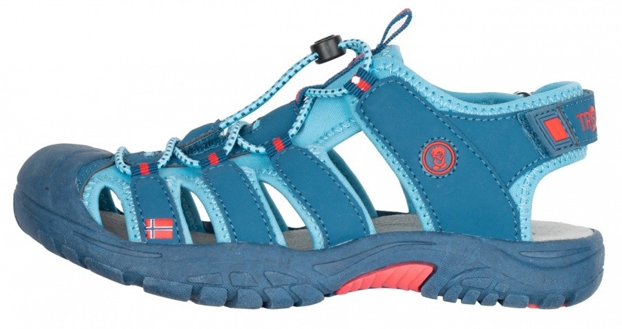 Trollkids Kids Kvalvika Sandal Trollkids Kids Kvalvika Sandal Farbe / color: dolphin blue/spicy red ()