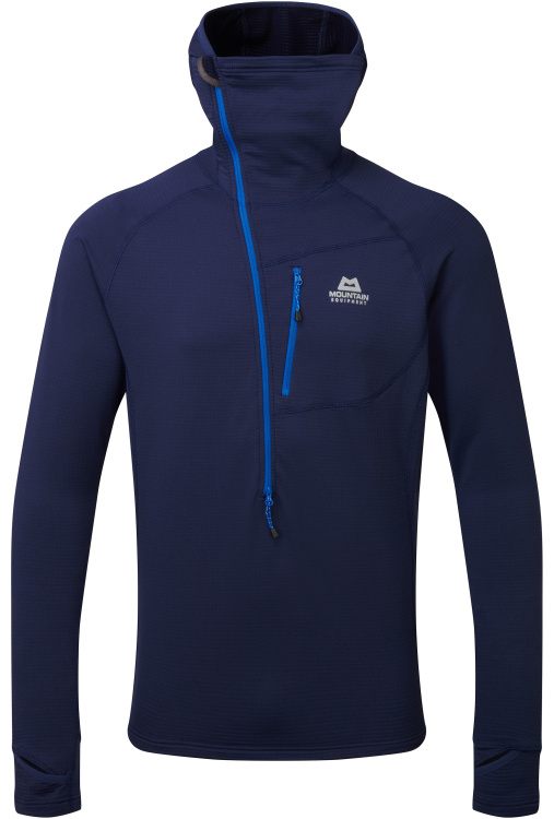 Mountain Equipment Eclipse Hooded Zip Tee Mountain Equipment Eclipse Hooded Zip Tee Farbe / color: medieval blue ()