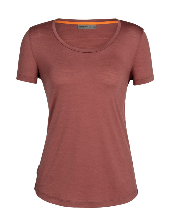 Icebreaker Sphere II SS Scoop Tee Women Icebreaker Sphere II SS Scoop Tee Women Farbe / color: grape ()