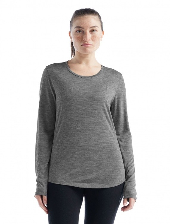 Icebreaker Sphere II LS Tee Women Icebreaker Sphere II LS Tee Women Farbe / color: metro heather ()