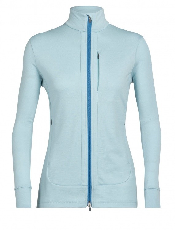 Icebreaker Quantum III LS Zip Women Icebreaker Quantum III LS Zip Women Farbe / color: haze/azul ()