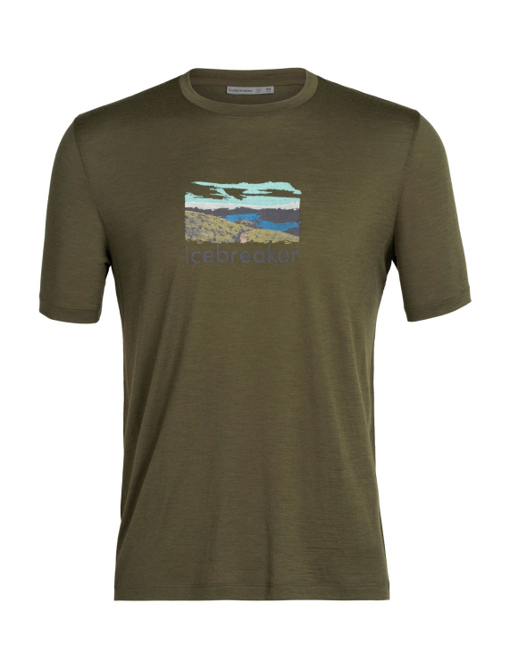 Icebreaker Tech Lite II SS Tee Trailhead Icebreaker Tech Lite II SS Tee Trailhead Farbe / color: loden ()