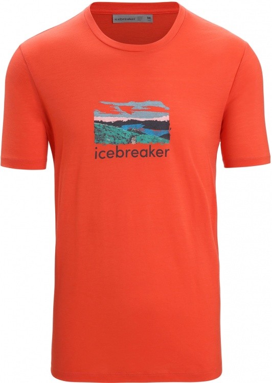 Icebreaker Tech Lite II SS Tee Trailhead Icebreaker Tech Lite II SS Tee Trailhead Farbe / color: vibrant earth ()