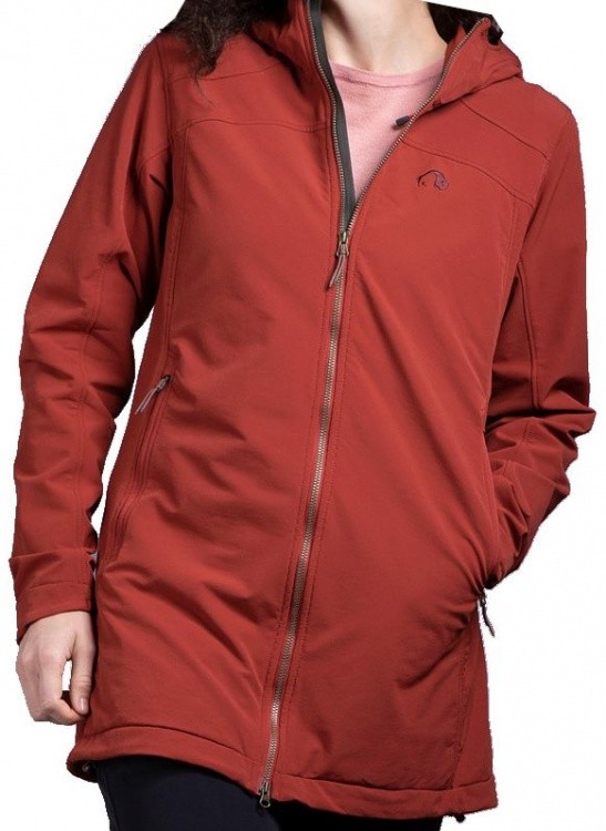 Tatonka Cesi Womens Hooded Coat Tatonka Cesi Womens Hooded Coat Farbe / color: lava red ()