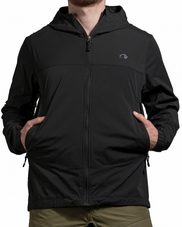 Tatonka Lajus Mens Hooded Jacket Tatonka Lajus Mens Hooded Jacket Farbe / color: dark black ()