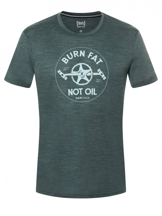 Super.Natural Mens Burn Fat Tee Super.Natural Mens Burn Fat Tee Farbe / color: urban chic mel./cloud blue ()