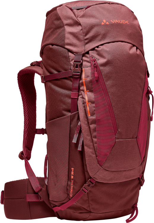 VAUDE Womens Asymmetric 38+8 VAUDE Womens Asymmetric 38+8 Farbe / color: dark cherry ()