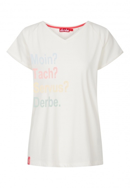 Derbe T-Shirt MoinTachServus Women Derbe T-Shirt MoinTachServus Women Farbe / color: off white ()