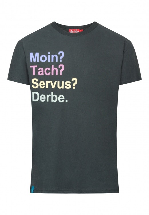 Derbe T-Shirt MoinTachServus Men Derbe T-Shirt MoinTachServus Men Farbe / color: black ()