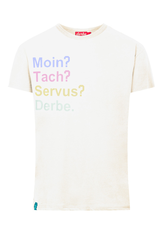 Derbe T-Shirt MoinTachServus Men Derbe T-Shirt MoinTachServus Men Farbe / color: off white ()