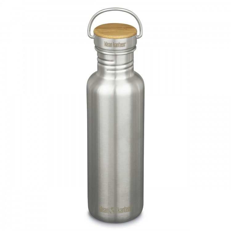 Klean Kanteen 800ml Kanteen Classic Reflect (Bamboo Cap) Klean Kanteen 800ml Kanteen Classic Reflect (Bamboo Cap) Farbe / color: brushed stainless ()