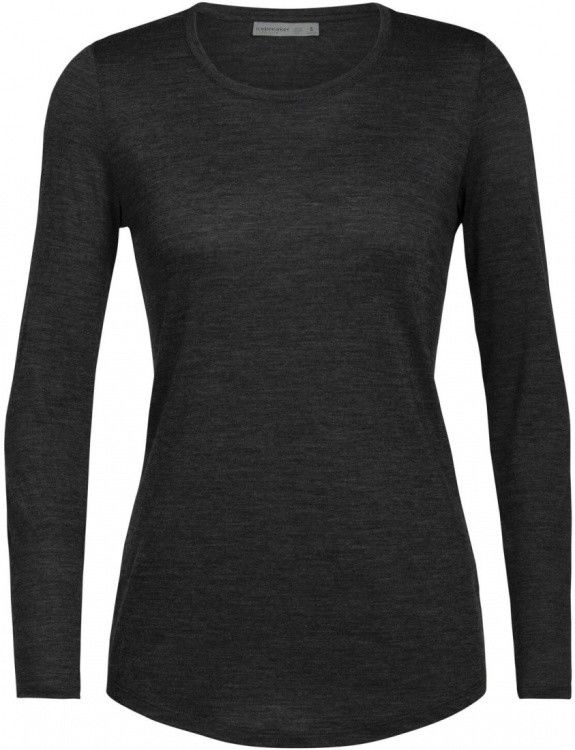Icebreaker Sphere LS Low Crewe Women Icebreaker Sphere LS Low Crewe Women Farbe / color: black hthr () Icebreaker Sphere LS Low Crewe Women Icebreaker Sphere LS Low Crewe Women Farbe / color: black hthr ()