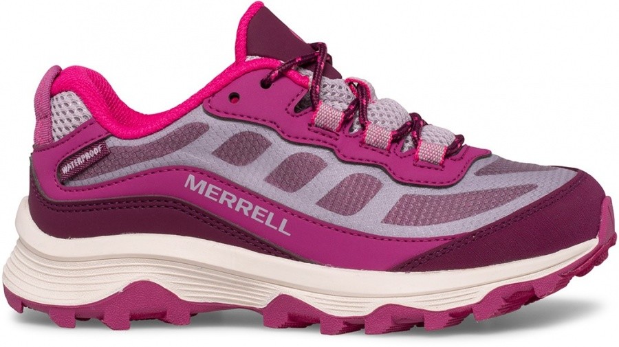 Merrell Moab Speed Low Waterproof Kids Merrell Moab Speed Low Waterproof Kids Farbe / color: grey/berry ()