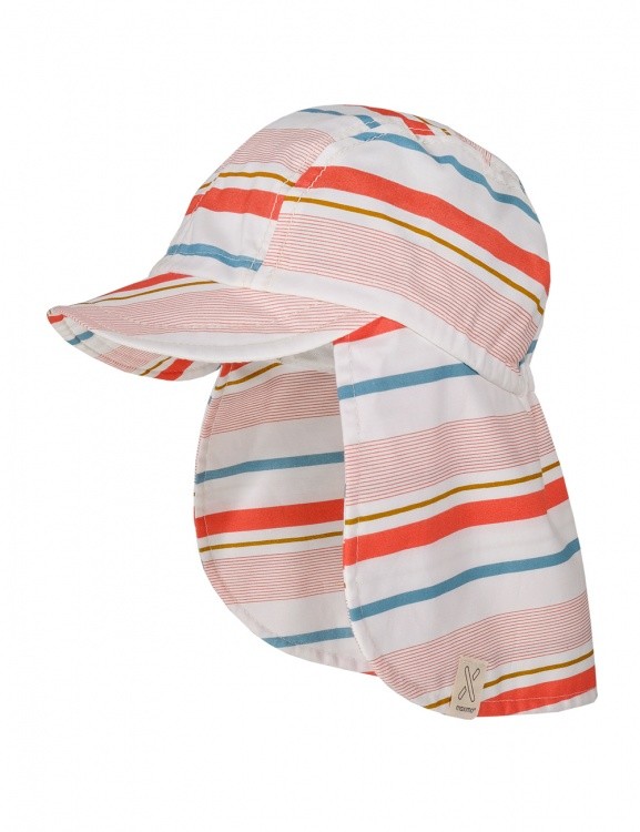 maximo Kids Schildmütze mit Nackenschutz Organic Cotton maximo Kids Schildmütze mit Nackenschutz Organic Cotton Farbe / color: red striped ()