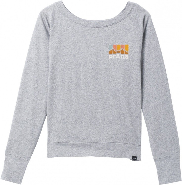 Prana Organic Graphic Long Sleeve Prana Organic Graphic Long Sleeve Farbe / color: heather grey postpile ()
