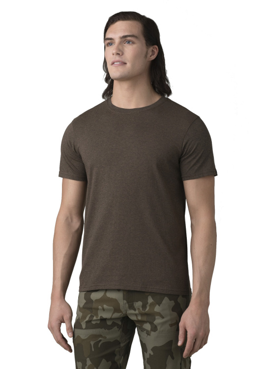 Prana Crew T-Shirt Prana Crew T-Shirt Farbe / color: black olive ()