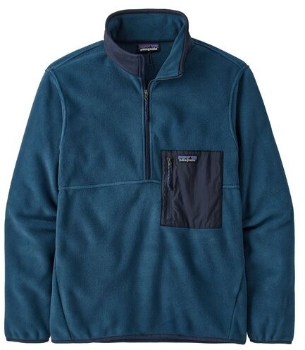 Patagonia Mens Microdini 1/2 Zip Pullover Patagonia Mens Microdini 1/2 Zip Pullover Farbe / color: tidepool blue ()