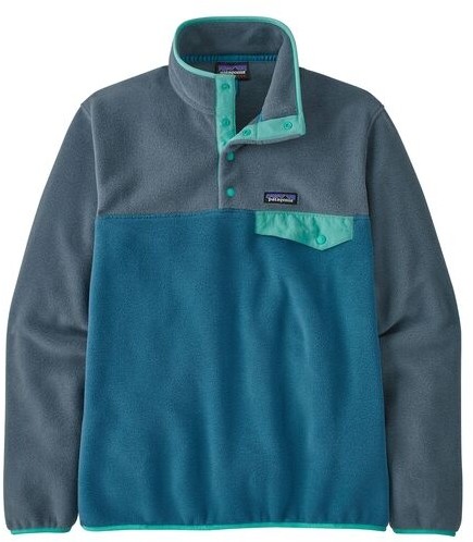 Patagonia Mens Lightweight Synch Snap-T Pullover Patagonia Mens Lightweight Synch Snap-T Pullover Farbe / color: wavy blue ()