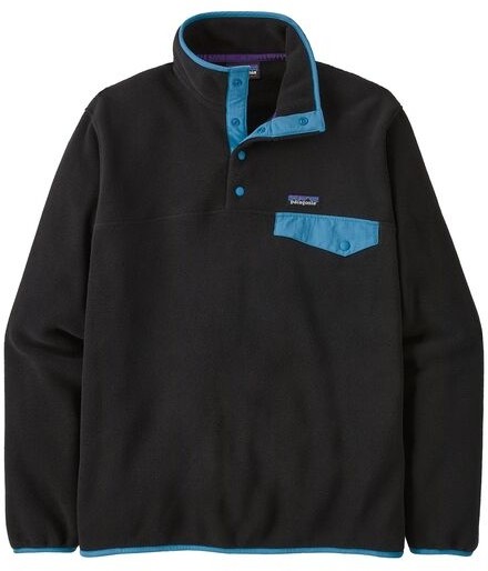 Patagonia Mens Lightweight Synch Snap-T Pullover Patagonia Mens Lightweight Synch Snap-T Pullover Farbe / color: black ()
