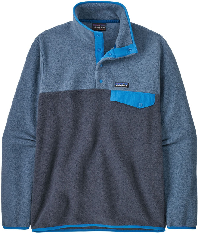 Patagonia Mens Lightweight Synch Snap-T Pullover Patagonia Mens Lightweight Synch Snap-T Pullover Farbe / color: smolder blue ()