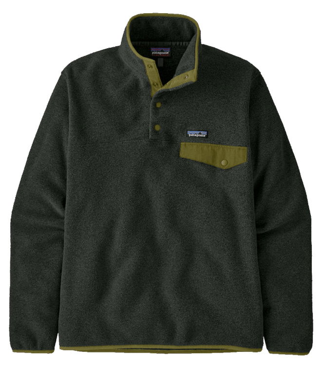 Patagonia Mens Lightweight Synch Snap-T Pullover Patagonia Mens Lightweight Synch Snap-T Pullover Farbe / color: old growth green ()