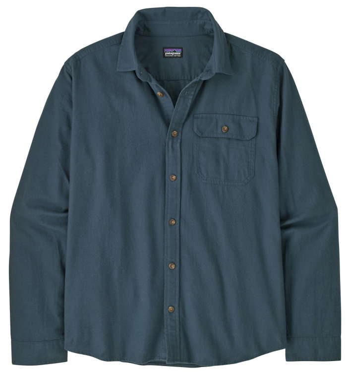 Patagonia Mens LS Cotton in Conversion LW Fjord Flannel Shirt Patagonia Mens LS Cotton in Conversion LW Fjord Flannel Shirt Farbe / color: summit blue ()