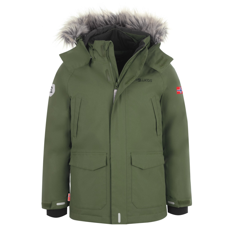 Trollkids Kids Spitsbergen Jacket Trollkids Kids Spitsbergen Jacket Farbe / color: khaki green ()