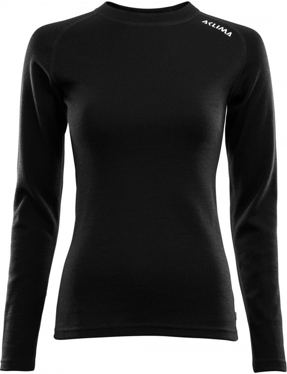 Aclima WarmWool Crew Neck Women Aclima WarmWool Crew Neck Women Farbe / color: jet black ()