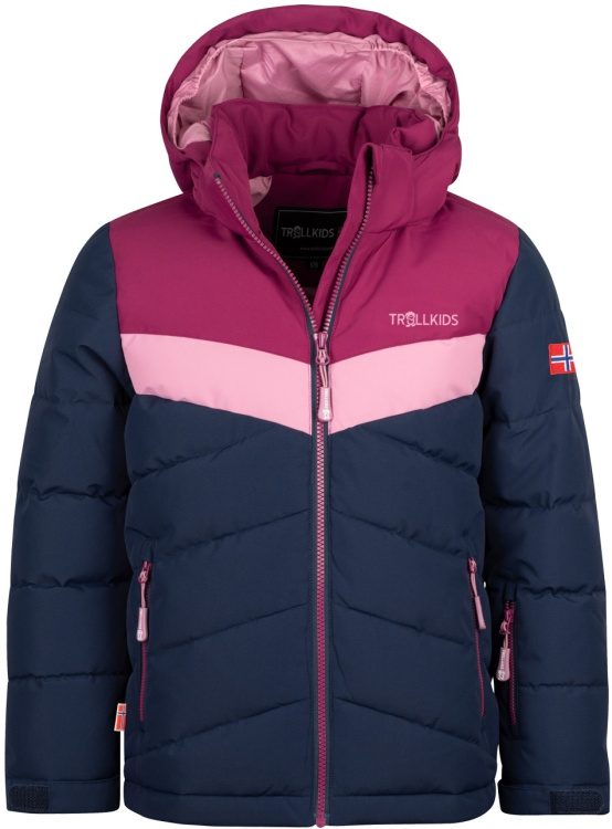 Trollkids Girls Gryllefjord Jacket Trollkids Girls Gryllefjord Jacket Farbe / color: navy/plum/mauve ()