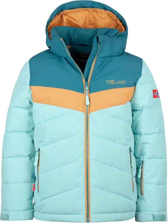 Trollkids Girls Gryllefjord Jacket Trollkids Girls Gryllefjord Jacket Farbe / color: aqua/teal/honey () Trollkids Girls Gryllefjord Jacket Trollkids Girls Gryllefjord Jacket Farbe / color: aqua/teal/honey ()