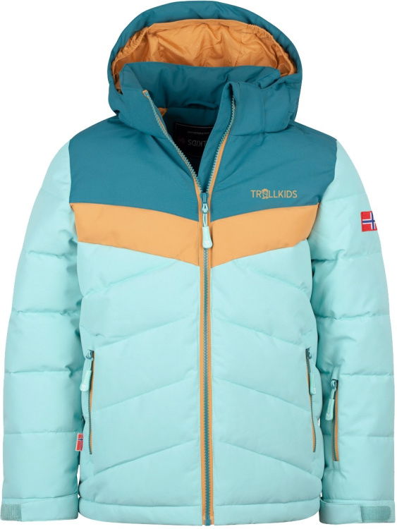 Trollkids Girls Gryllefjord Jacket Trollkids Girls Gryllefjord Jacket Farbe / color: aqua/teal/honey ()