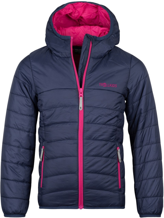 Trollkids Girls Eikefjord Jacket Trollkids Girls Eikefjord Jacket Farbe / color: navy/fireberry ()