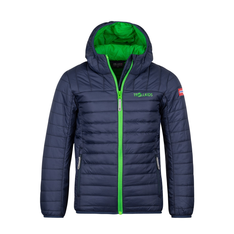 Trollkids Kids Eikefjord Jacket Trollkids Kids Eikefjord Jacket Farbe / color: navy/bright green ()