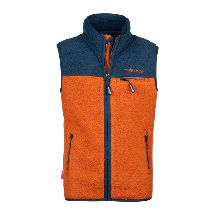 Trollkids Kids Hemsedal Vest Trollkids Kids Hemsedal Vest Farbe / color: cinnamon/night sky ()