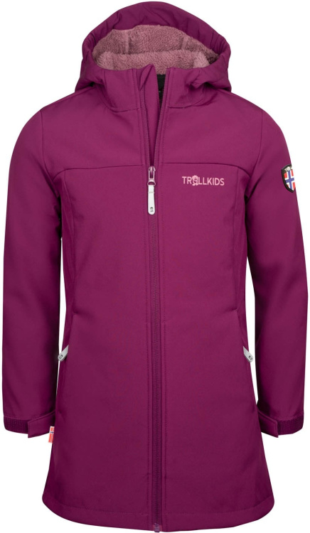 Trollkids Girls Kristiansand Coat Trollkids Girls Kristiansand Coat Farbe / color: mulberry/orchid ()