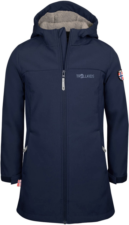 Trollkids Girls Kristiansand Coat Trollkids Girls Kristiansand Coat Farbe / color: navy ()