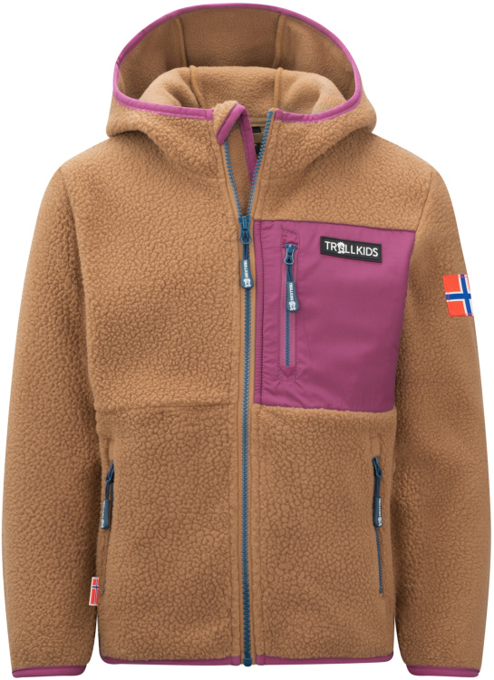 Trollkids Kids Aurlandsfjord Jacket Trollkids Kids Aurlandsfjord Jacket Farbe / color: almond/br berry/mad blue ()