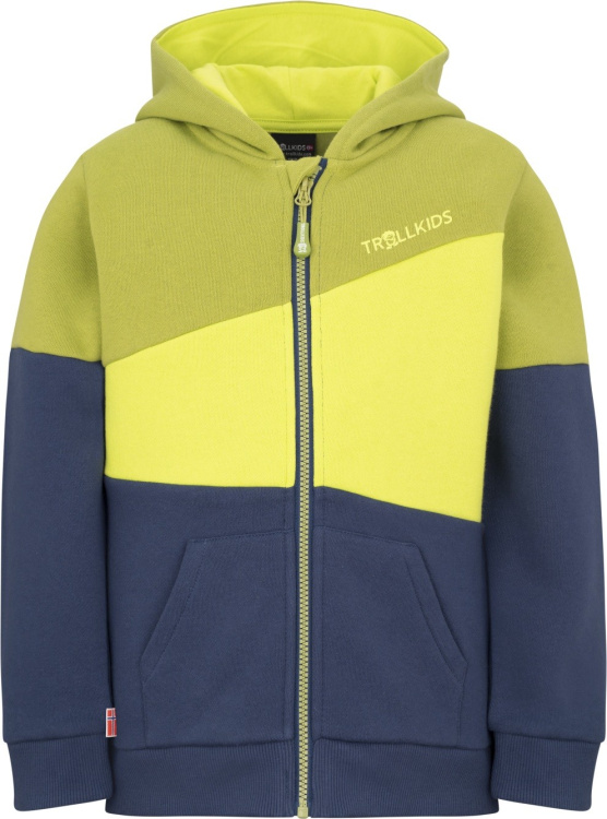 Trollkids Kids Alesund Sweater Trollkids Kids Alesund Sweater Farbe / color: green lizard/myst.blue/kiwi ()