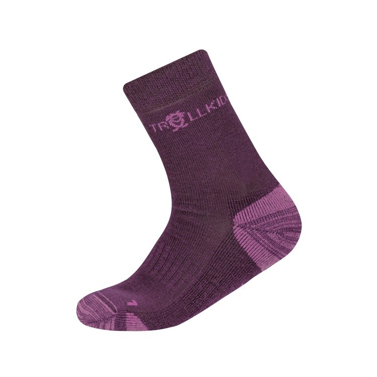 Trollkids Kids Preikestolen Hiking Socks Trollkids Kids Preikestolen Hiking Socks Farbe / color: plum/mauve ()