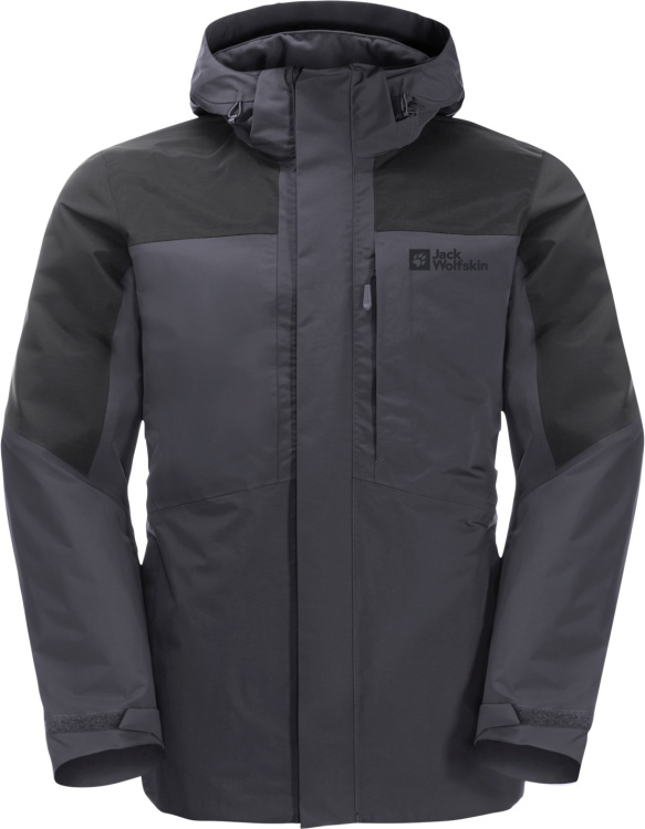 Jack Wolfskin Romberg 3in1 Jacket Men Jack Wolfskin Romberg 3in1 Jacket Men Farbe / color: ebony ()