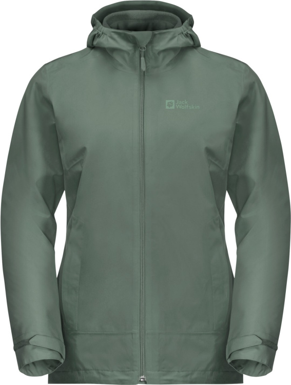 Jack Wolfskin Moonrise 3in1 Jacket Women Jack Wolfskin Moonrise 3in1 Jacket Women Farbe / color: hedge green ()