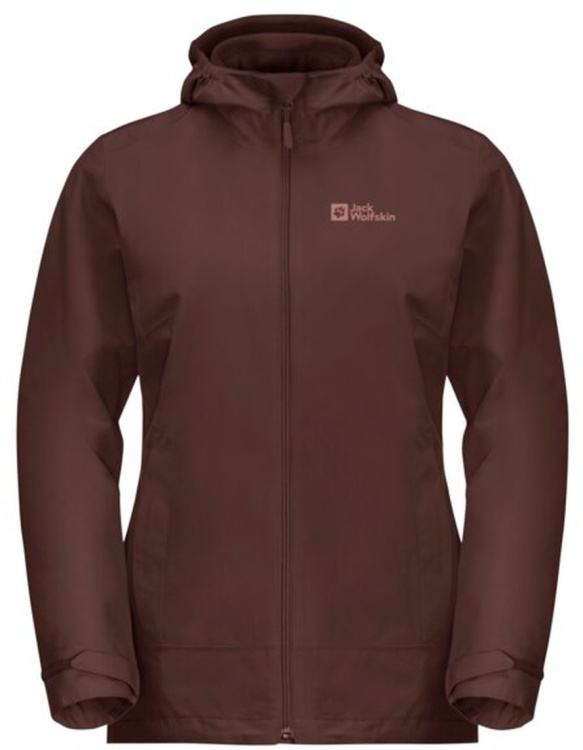 Jack Wolfskin Moonrise 3in1 Jacket Women Jack Wolfskin Moonrise 3in1 Jacket Women Farbe / color: dark maroon ()