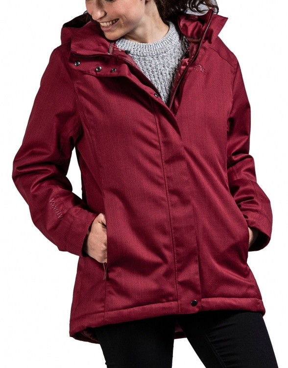 Tatonka Jonno Womens Hooded Jacket Tatonka Jonno Womens Hooded Jacket Farbe / color: cherry red ()