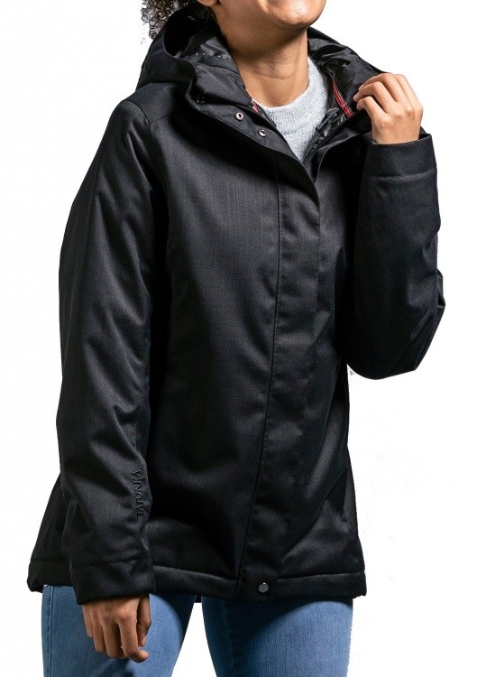 Tatonka Jonno Womens Hooded Jacket Tatonka Jonno Womens Hooded Jacket Farbe / color: black ()