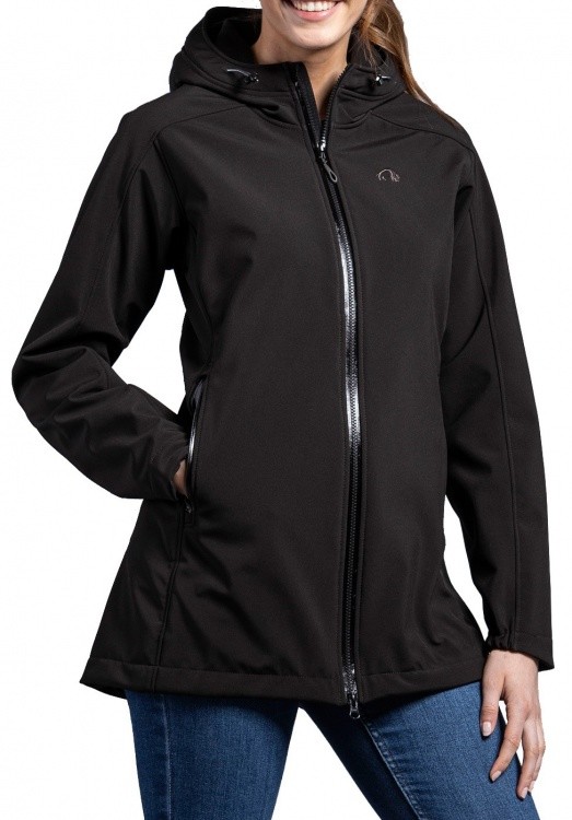 Tatonka Marto Womens Hooded Coat Tatonka Marto Womens Hooded Coat Farbe / color: black ()