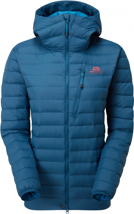 Mountain Equipment Earthrise Hooded Womens Jacket Mountain Equipment Earthrise Hooded Womens Jacket Farbe / color: majolica blue ()