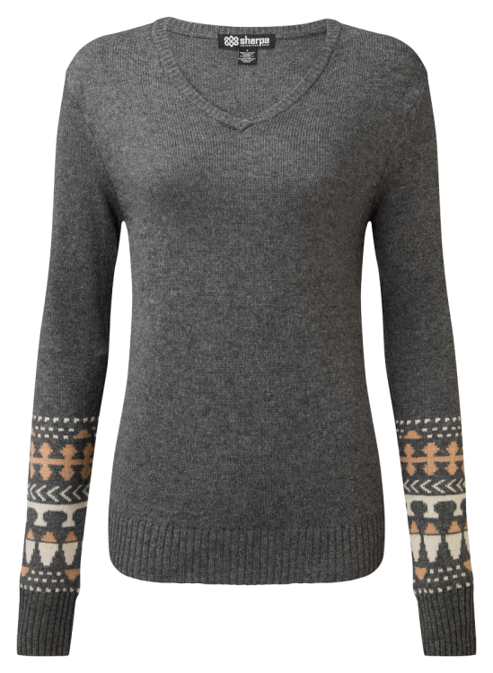 Sherpa Adventure Gear Maya V-Neck Women Sherpa Adventure Gear Maya V-Neck Women Farbe / color: kharani grey ()