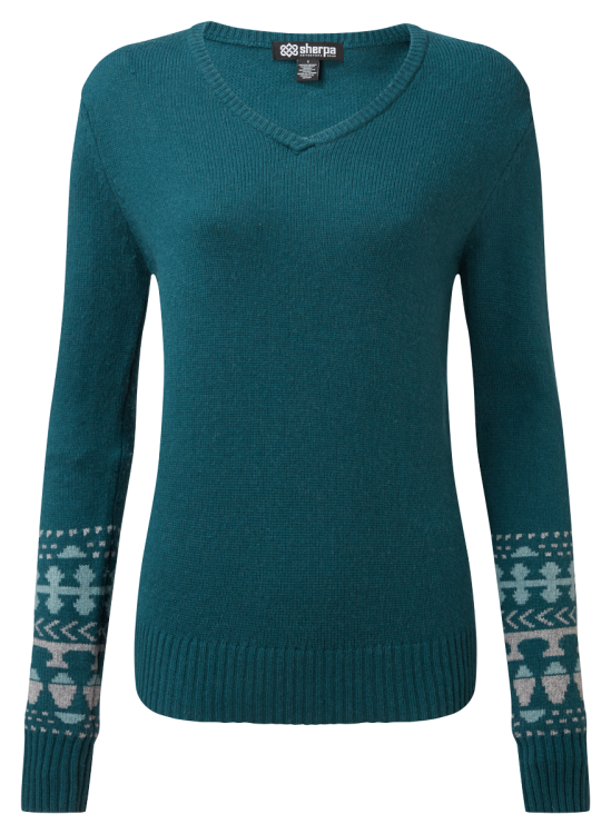 Sherpa Adventure Gear Maya V-Neck Women Sherpa Adventure Gear Maya V-Neck Women Farbe / color: verdigris ()