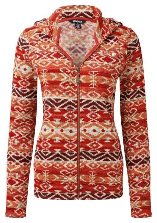 Sherpa Adventure Gear Bhutan Full Zip Hoodie Women Sherpa Adventure Gear Bhutan Full Zip Hoodie Women Farbe / color: cranberry multi ()