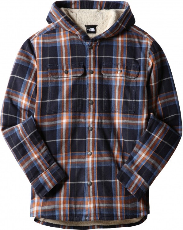 The North Face Mens Hooded Campshire Shirt The North Face Mens Hooded Campshire Shirt Farbe / color: federal blue l.h. dome plaid ()